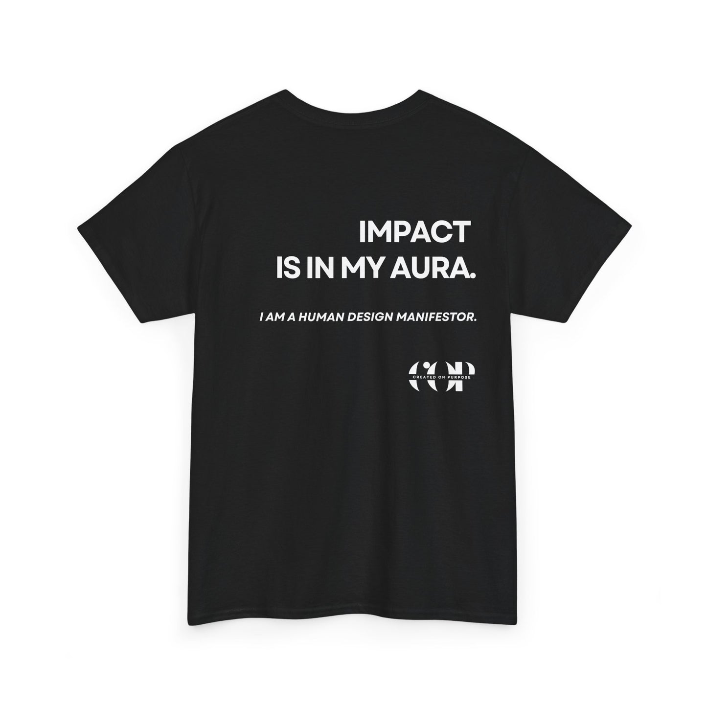 Back text - impact is in my aura