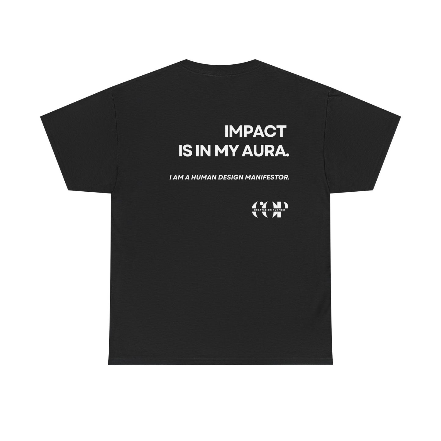 Back text - impact is in my aura